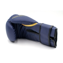 Перчатки боксерские KouGar KO700-14, 14oz, темно-синий Перчатки боксерские KouGar KO700-14, 14oz, темно-синий
