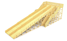 Зимняя горка Савушка Зима Wood 12/1 Без места для хранения