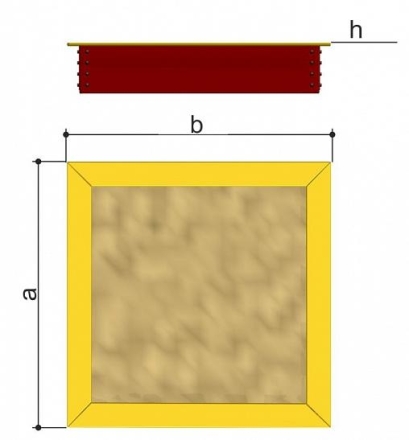 Песочница Romana 109.01.03 для детской площадки, фото 5