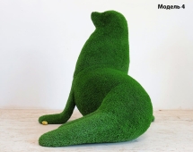 Топиари морской Лев, h=140 см, модель 4 - газон Eco
