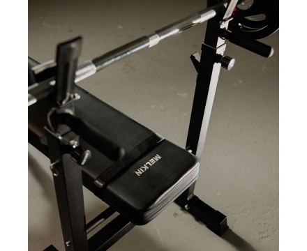 Усиленная скамья со стойками под штангу DFC MELKIN, фото 10