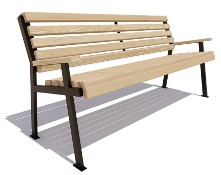 Скамейка парковая Ретро сосна 0,6 м, фото 1