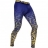 Компрессионные штаны Venum Tropical Blue/Yellow