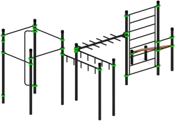 Воркаут ЛОВ 89 зеленый ВТ 101.14-02, фото 3