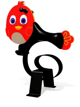 Качалка на пружине КНП-043 для детской площадки, фото 1