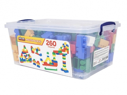 Конструктор из 260 деталей Pilsan Master Blocks (03-454), фото 4