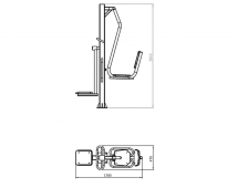 Уличный тренажер TORUDA "Маятник (шейкер) + Жим ногами" Уличный тренажер TORUDA "Маятник (шейкер) + Жим ногами"