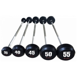 Aerofit AFB35-55 набор прямых обрезиненных штанг