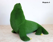 Топиари морской Лев, h=110 см, модель 1 - газон Eco