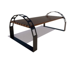 Парковая скамейка Арка, Лиственница 1,5 м, фото 5