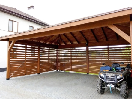 Навес для трех машин РИВЕРСАЙД Премиум комплектация, фото 7