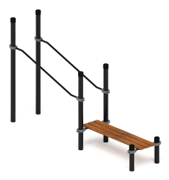 Воркаут ЛОВ 108 серый ВТ 102.24-03, фото 4