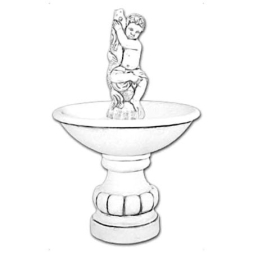 Фонтан скульптурный классический &quot;Мальчик с рыбкой&quot; малый артикул 855