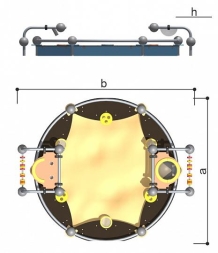 Песочница Romana Песочная фабрика 057.39.00 для детской площадки, фото 5 Песочница Romana Песочная фабрика 057.39.00 для детской площадки, фото 5