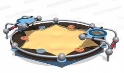 Песочница Romana Песочная фабрика 057.39.00 для детской площадки, фото 3 Песочница Romana Песочная фабрика 057.39.00 для детской площадки, фото 3