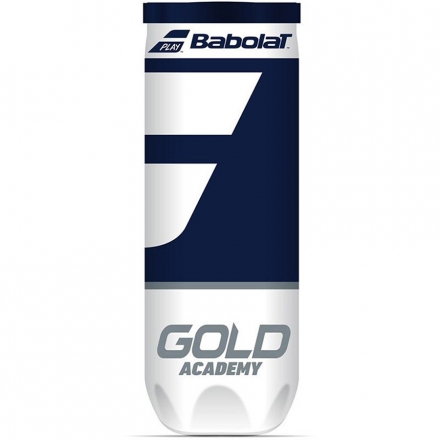 Мяч теннисный BABOLAT GOLD ACADEMY, арт.501085, уп.3шт,одобр.ITF,сукно,нат.резина,желт, фото 1