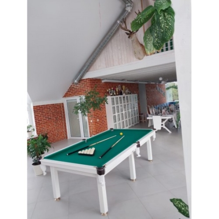 Бильярдный стол Балтика Колор для русского бильярда 8ф 243х133 см, фото 4