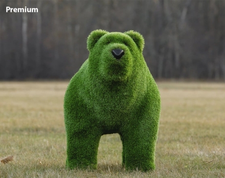 Топиари медведь Греча - газон Premium, фото 2