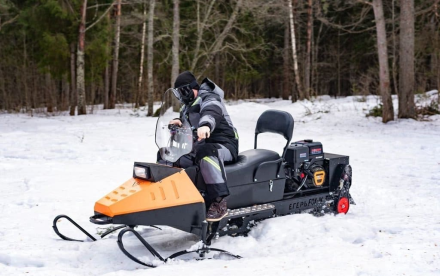 Мини-снегоход БУРЛАК Егерь FOX-M 15 л.с., фото 5