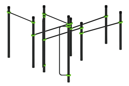 Воркаут ЛОВ 108 зеленый ВТ 102.16-02, фото 4