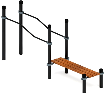 Воркаут ЛОВ 89 серый ВТ 101.23-03, фото 1