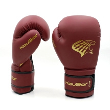 Перчатки боксерские KouGar KO800-12, 12oz, бордовый Перчатки боксерские KouGar KO800-12, 12oz, бордовый