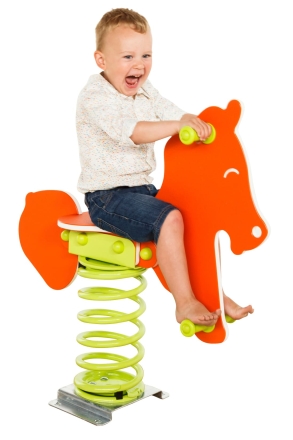 Качалка на пружине Safari Лошадь для детской площадки, фото 3