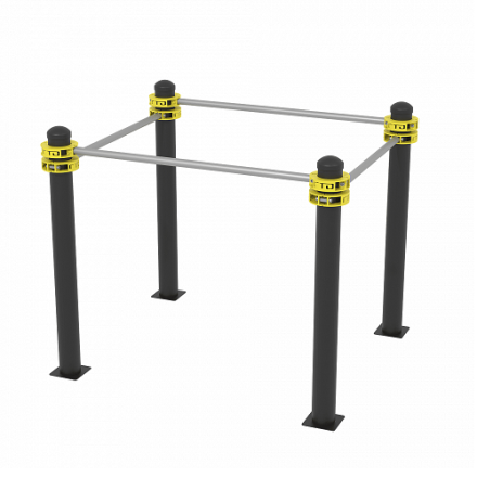 Комплекс для подтягивания на низкой перекладине для норм ГТО S725 IronKing, фото 1