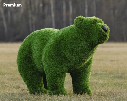 Топиари медведь Греча - газон Deluxe, фото 3