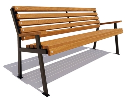 Скамейка парковая Ретро сосна 2 м, фото 2