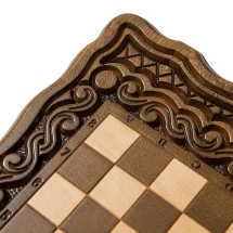 Шахматы + нарды резные &quot;Бриз&quot; 30, Haleyan