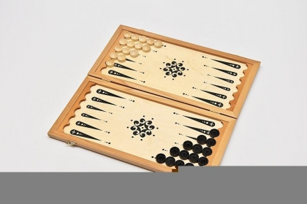 Нарды + Шашки Тульские "Тигр" средние, фото 3