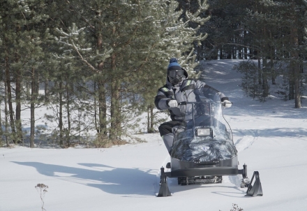 Мини-снегоход БУРЛАК-М Егерь Centro Экспедитор 15 л.с., фото 7