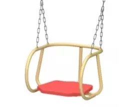 Качель со спинкой металл, фото 1