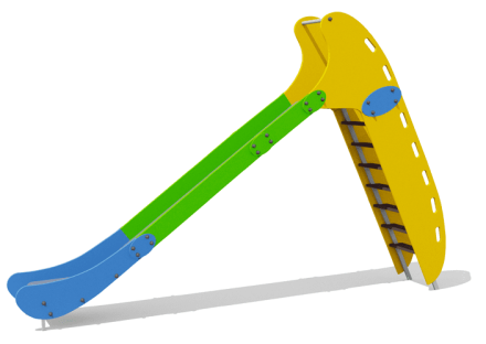 Детская горка Средняя ВСТ 1203 для игровой площадки, фото 4