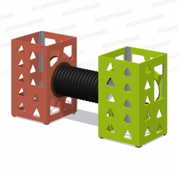 Игровой модуль Romana 115.21.00 для уличных спортивных площадок, фото 3