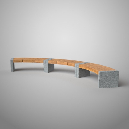 Скамья бетонная С-54, фото 2