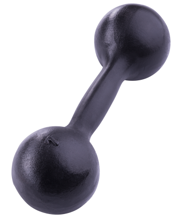 Гантель чугунная 7 кг, фото 1