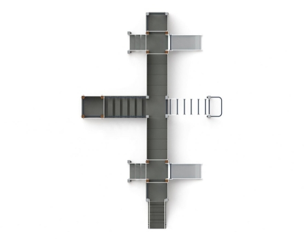 Детская игровая площадка Королевство (Коты) ДИК 1.15.05-11 H=750, фото 6