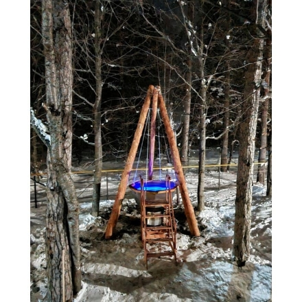 Сибирский банный чан &quot;Елисей Силович&quot; на бревнах + печь 1650 мм, фото 2