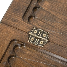 Шахматы + нарды резные &quot;Овальные&quot; 40, Haleyan