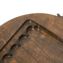 Шахматы + нарды резные &quot;Овальные&quot; 40, Haleyan