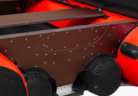 Моторная лодка ПВХ Фрегат 470 FM Light Jet/L/S (ФМ Лайт Джет/Л/С) Серый, фото 8