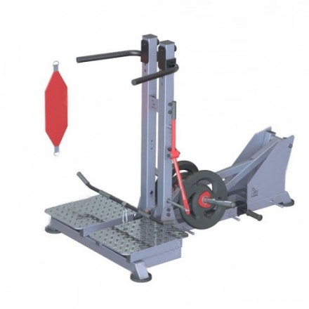 А-177 Тренажер для приседаний, становой тяги и трицепса, фото 3