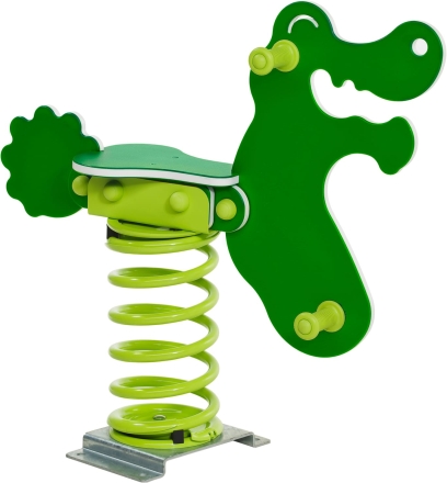 Качалка на пружине Safari Крокодил для детской площадки, фото 1