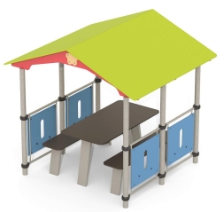 Игровой домик-беседка Romana 301.07.00 со столом и скамьями для детских площадок, фото 2 Игровой домик-беседка Romana 301.07.00 со столом и скамьями для детских площадок, фото 2