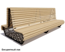 Скамейка уличная Ялта, Сосна 1,8 м Скамейка уличная Ялта, Сосна 1,8 м