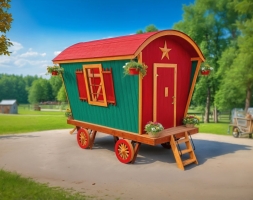 Игровой комплекс TORUDA WOOD Цыганский фургон, фото 1