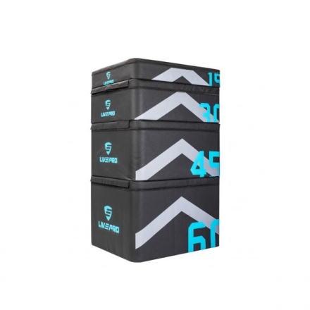 Набор плиометрических боксов LIVEPRO Heavy Duty Soft Plyo Box, фото 1