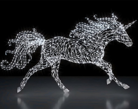 Световая фигура Единорог №2 lk011, фото 1
